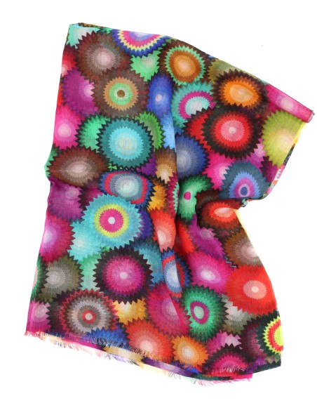 FOULARD IN 100% LANA ESXTRAFINE CON STAMPA 70*180 "TWINKY"