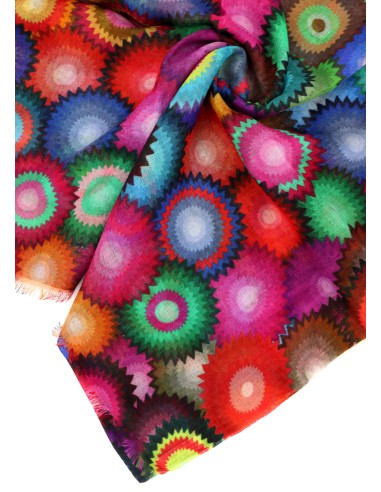 FOULARD IN 100% LANA ESXTRAFINE CON STAMPA...