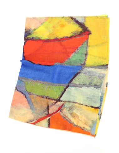 STOLA IN 100% LANA EXTRAFINE COLORATISSIMA...