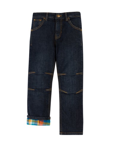 JEANS BAMBINO IN COTONE BIOLOGICO "LUMBERJACK"