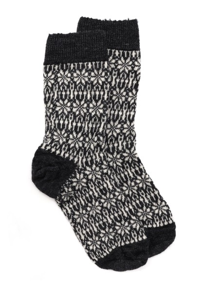 CALZINO NORVEGESE  IN 100% LANA A TRICOT KIDS