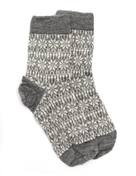 CALZINO NORVEGESE  IN 100% LANA A TRICOT KIDS