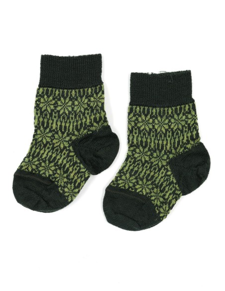 CALZINO NORVEGESE  IN 100% LANA A TRICOT KIDS