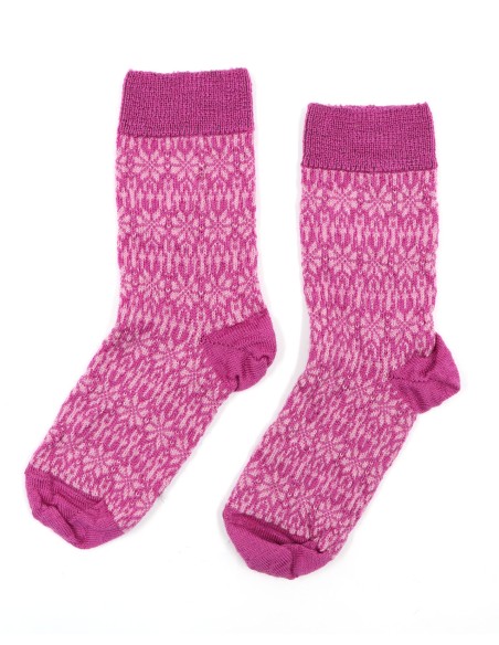 CALZINO NORVEGESE  IN 100% LANA A TRICOT KIDS