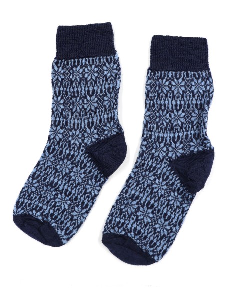 CALZINO NORVEGESE  IN 100% LANA A TRICOT KIDS