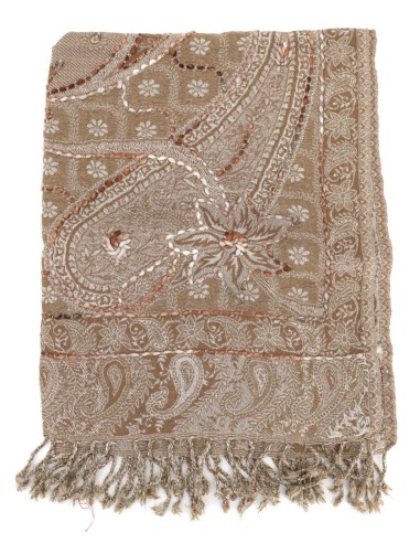 STOLA IN LANA RICAMATA 70X180 "JOY"