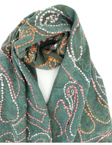 STOLA IN LANA LAVORATA 70X180 "HOPE"
