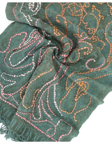 STOLA IN LANA LAVORATA 70X180 "HOPE"
