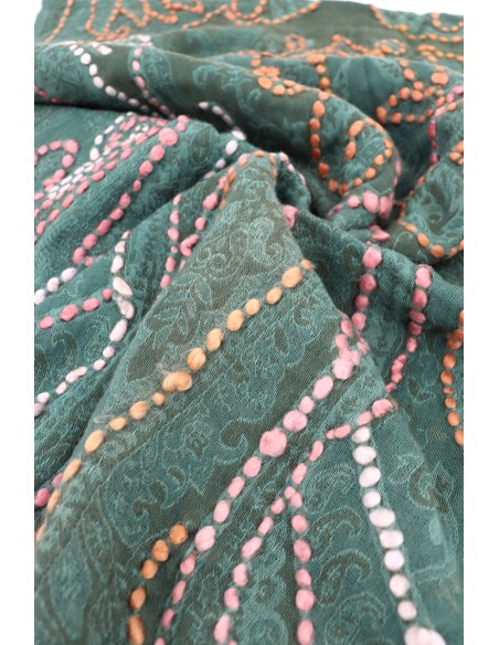 STOLA IN LANA LAVORATA 70X180 "HOPE"
