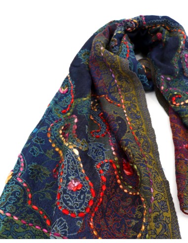 STOLA IN LANA LAVORATA 70X180 "HOPE"
