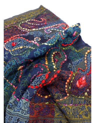 STOLA IN LANA LAVORATA 70X180 "HOPE"
