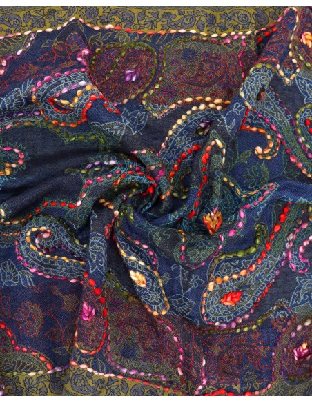 STOLA IN LANA LAVORATA 70X180 "HOPE"
