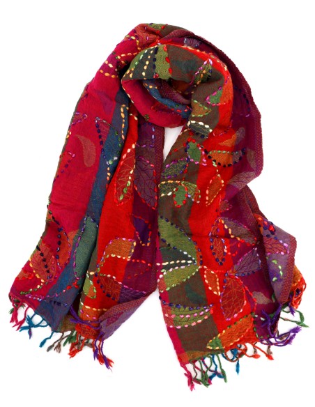 STOLA IN LANA LAVORATA 70X180 "HOPE"
