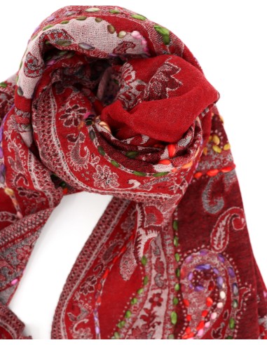 STOLA IN LANA LAVORATA 70X180 "HOPE"
