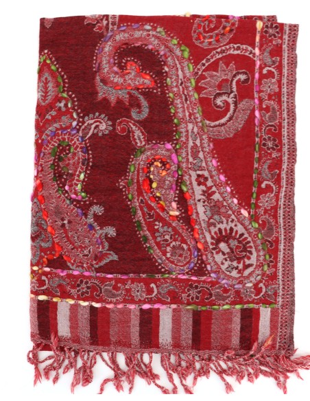 STOLA IN LANA LAVORATA 70X180 "HOPE"
