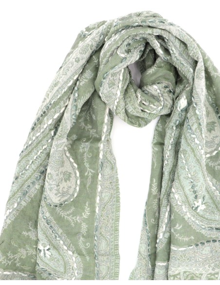 STOLA IN LANA LAVORATA 70X180 "HOPE"
