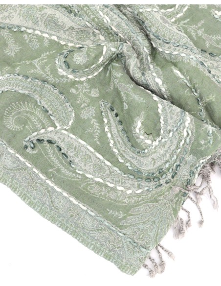 STOLA IN LANA LAVORATA 70X180 "HOPE"
