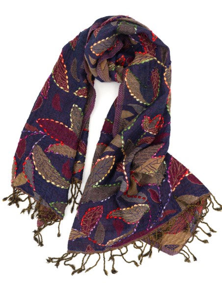 STOLA IN LANA LAVORATA 70X180 "HOPE"
