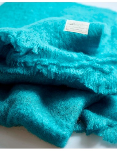 COPERTA CALDISSIMA IN MOHAIR E LANA VERGINE...