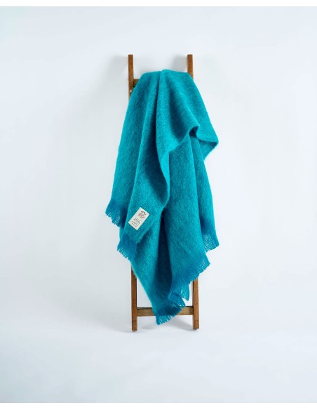 COPERTA CALDISSIMA IN MOHAIR E LANA VERGINE MERINO – 142x183 CM