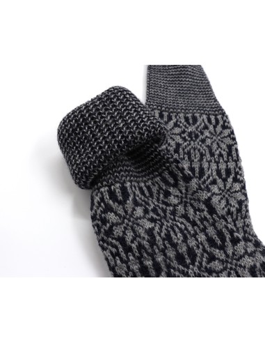 CALZINO NORVEGESE LUNGO IN 100% LANA 