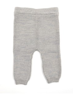 PANTALONI BABY IN 100% LANA MERINO BIOLOGICA - GRIGIO