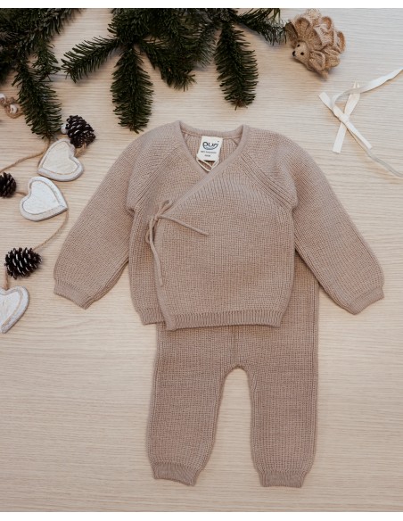 KIMONO BABY 100% LANA MERINO BIOLOGICA