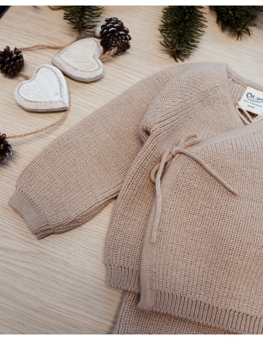 KIMONO BABY 100% LANA MERINO BIOLOGICA