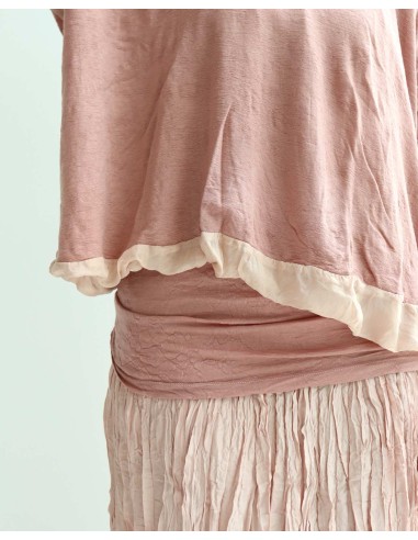 MAGLIA SMANICATA IN SETA E LANA "PALO"