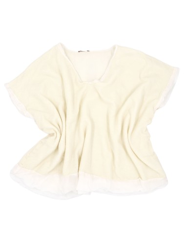 MAGLIA SMANICATA IN SETA E LANA "PALO"