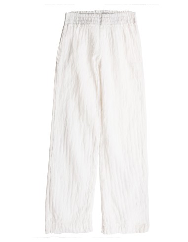 PANTALONE IN SETA INCRESPATA DOPPIATO AD...