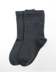 CALZINI IN BAMBU'KIDS "BASIC" - ANTRACITE 2