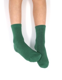 CALZINI IN BAMBU'KIDS "BASIC" - VERDE 2