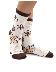 CALZINI BAMBU' KIDS "PAN DI ZENZERO" - BIANCO