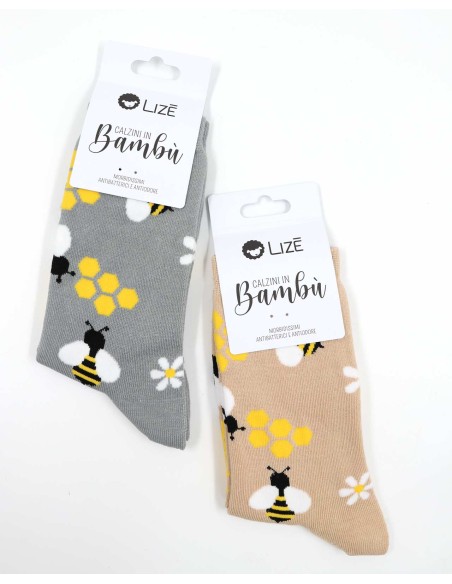 CALZINI BAMBU "MIELE"
