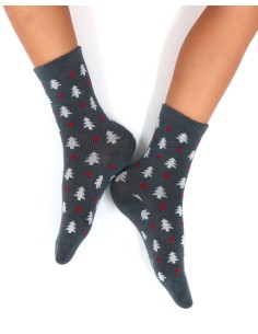 CALZINI IN BAMBU' KIDS "ALBERELLI" - ANTRACITE 2