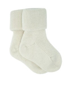 CALZINI BABY IN ALPACA MORBIDISSIMI - NATURALE