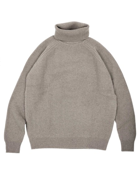 MAGLIONE UNISEX COLLO ALTO IN LANA DI YAK