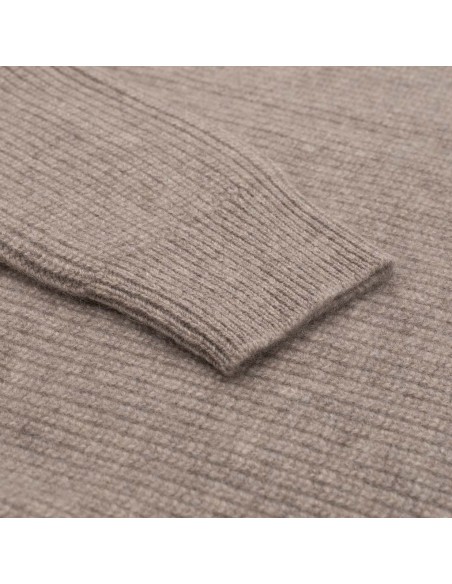 MAGLIONE UNISEX COLLO ALTO IN LANA DI YAK