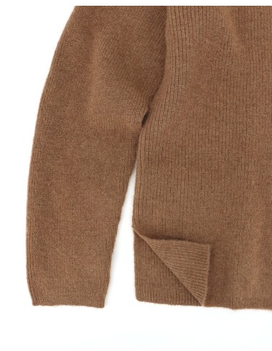 MAGLIONE DONNA SQUADRATO IN 100% LANA DI CAMMELLO