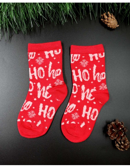 CALZINI IN BAMBU' KIDS "HO-HO-HO"