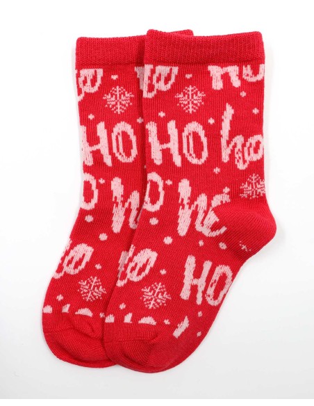 CALZINI IN BAMBU' KIDS "HO-HO-HO"