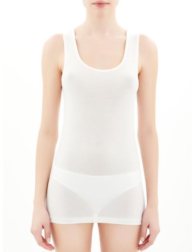 CANOTTA SPALLA LARGA IN LANA MERINO EXTRAFINE