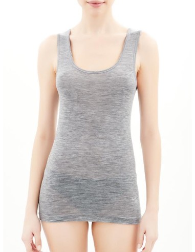 CANOTTA SPALLA LARGA IN LANA MERINO EXTRAFINE