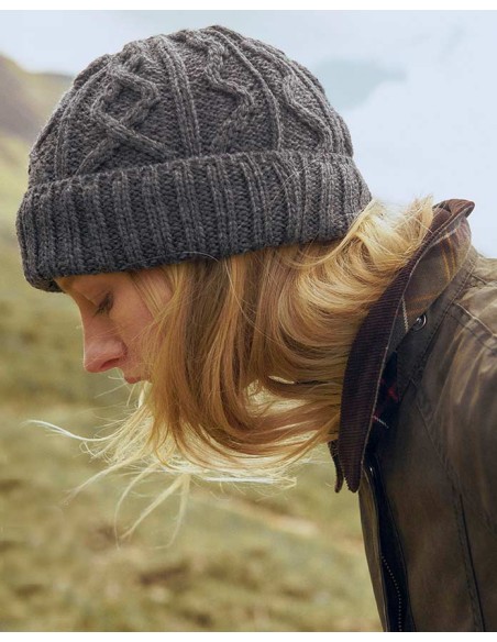 BERRETTO ARAN IN 100% LANA MERINO SUPERSOFT "DIAMOND"