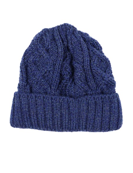 BERRETTO ARAN IN 100% LANA MERINO SUPERSOFT "DIAMOND"