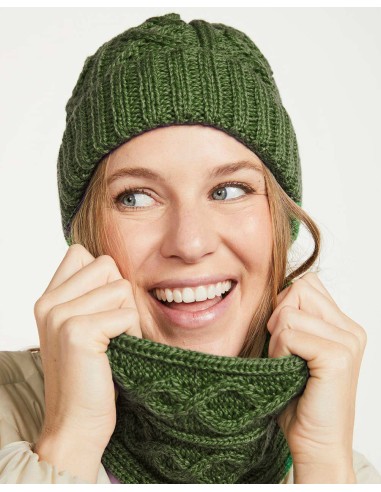 BERRETTO ARAN IN 100% LANA MERINO SUPERSOFT...