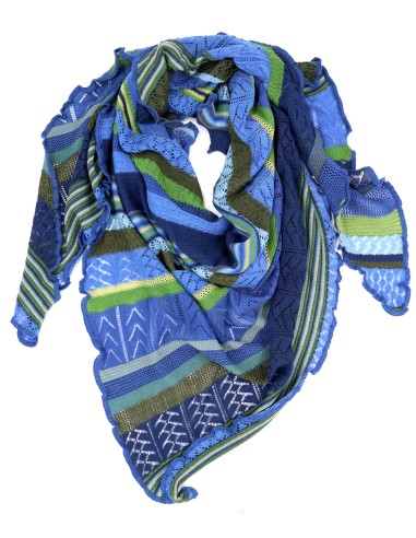 STOLA TRIANGOLARE IN LANA MERINO 100X200 "KYRA"