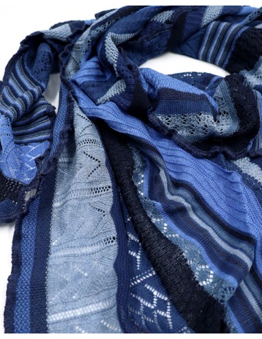 STOLA TRIANGOLARE IN LANA MERINO 100X200 "KYRA"