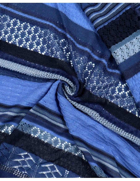 STOLA TRIANGOLARE IN LANA MERINO 100X200 "KYRA"